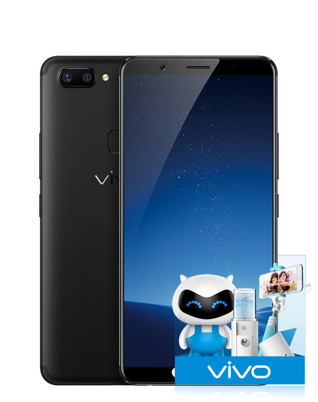 vivo x20全面屏 全网通 小v美颜套餐 拍照 指纹识别 快充 大屏 游戏