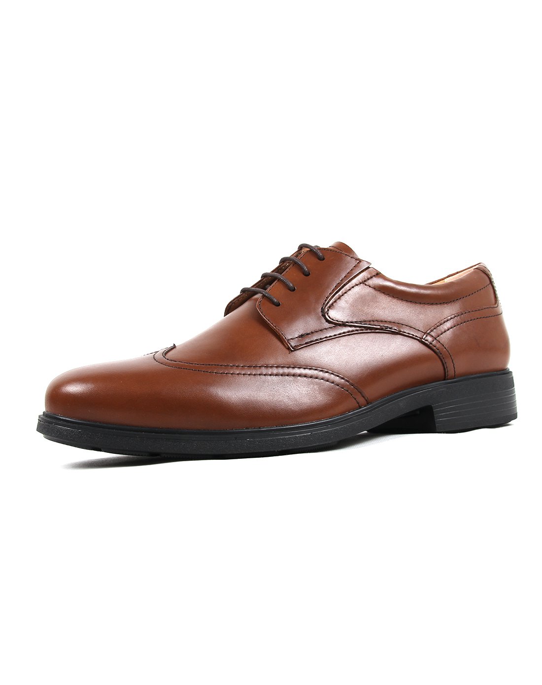 geox(健乐士)男士琥珀色牛皮革鞋