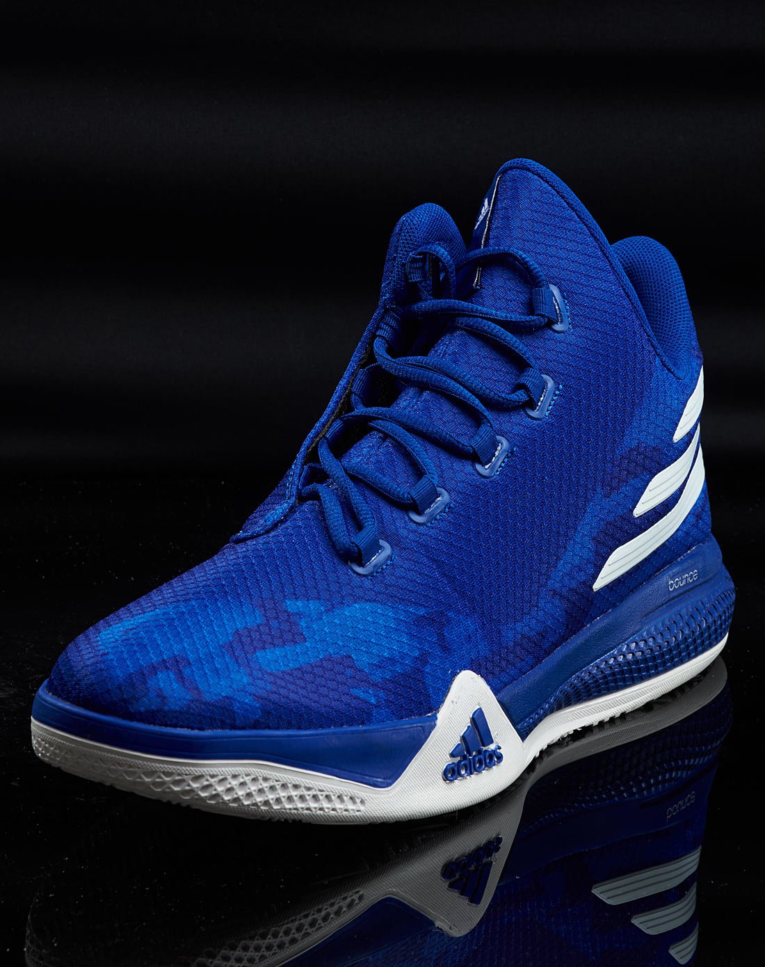 酷炫潮流 男款蓝色篮球鞋 篮球系列 阿迪达斯adidas