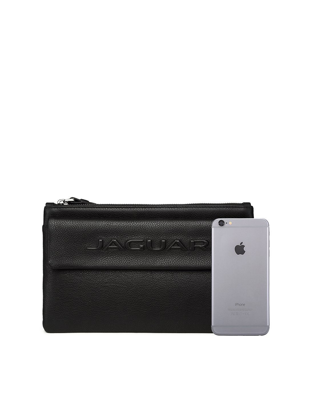 捷豹jaguar国际品牌皮具京东专场捷豹男士手包潮牛皮时尚简约男士手拿