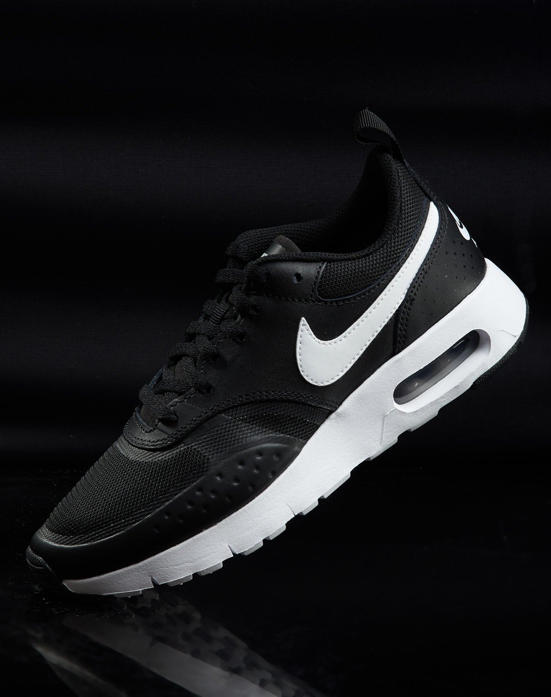 耐克air max 男子大童黑色跑步鞋 跑步系列917857-009_唯品会