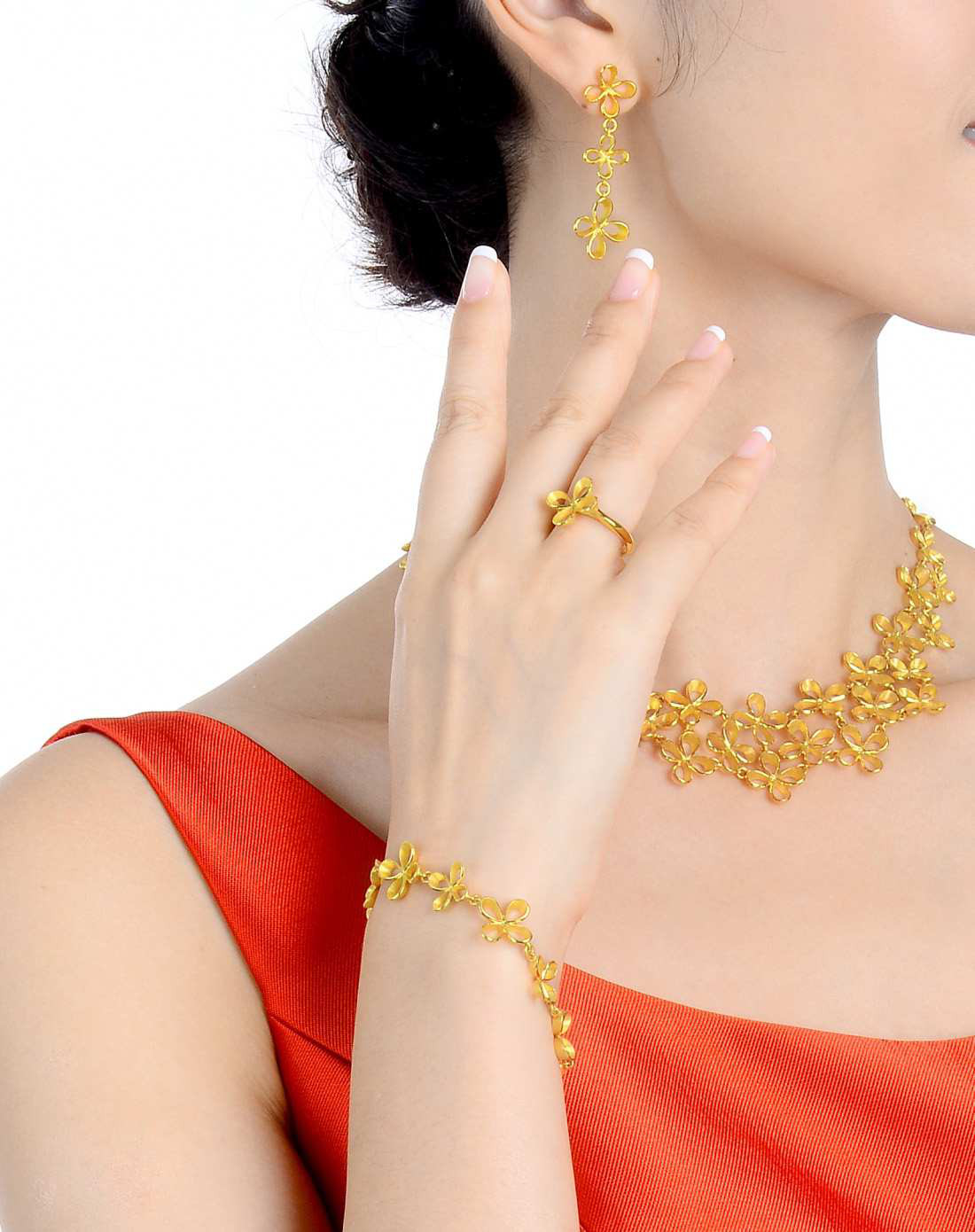 周生生黄金(足金)婚嫁套装手链 计价