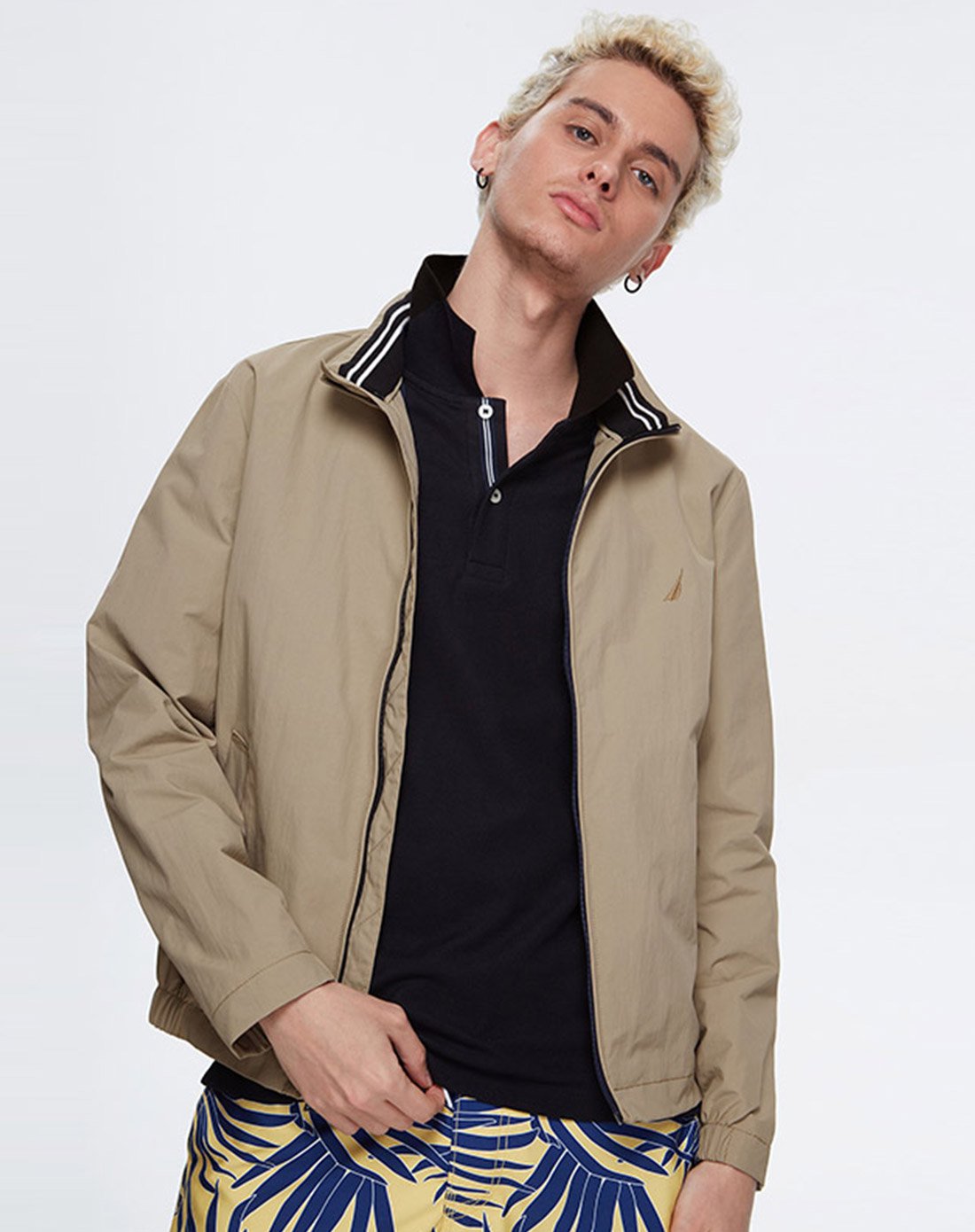 nautica诺帝卡2018新品男士薄夹克外套