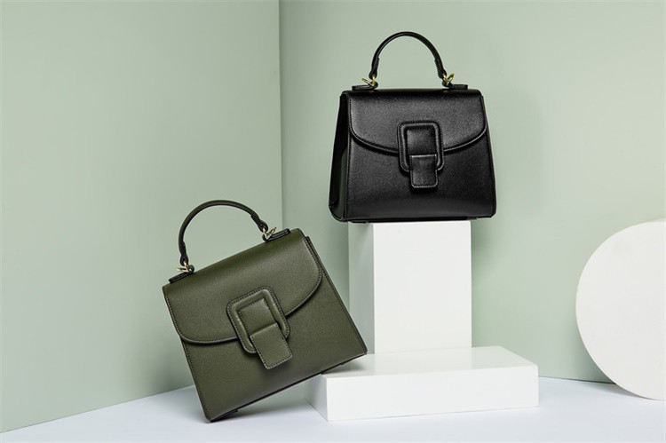 意尔康荔枝纹女士手提包 通勤包 大容量包