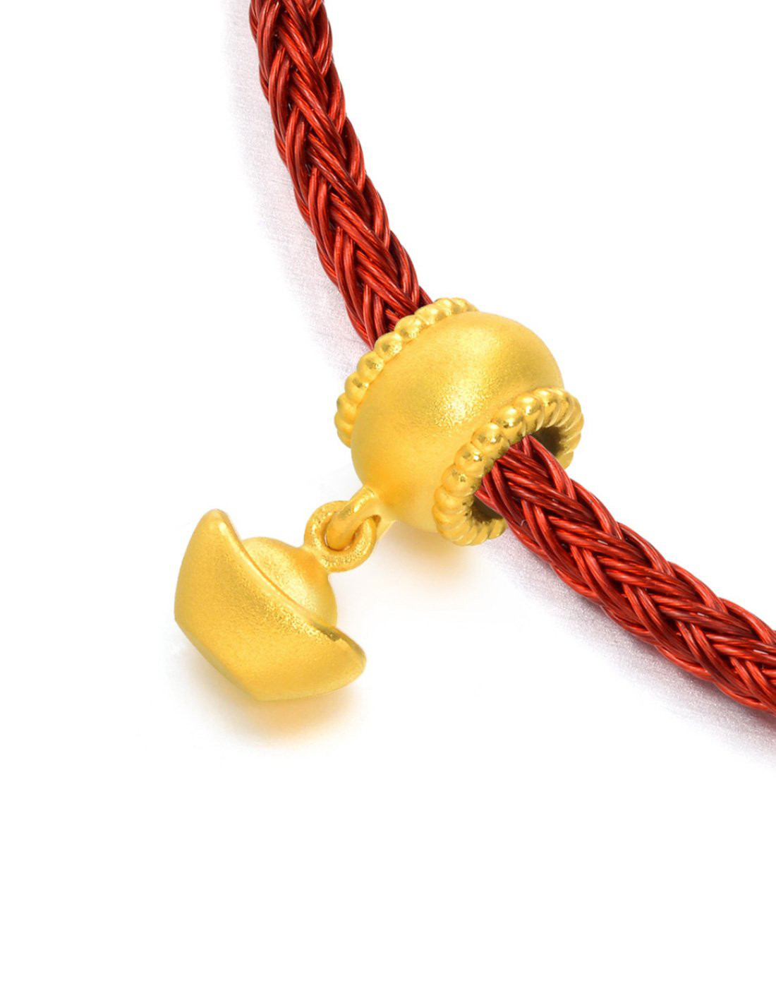 周生生珠宝专场周生生黄金(足金)charme串珠系列吊元宝转运珠(送17