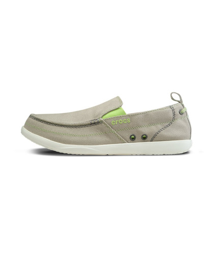 crocs男鞋 卡骆驰秋季复古男一脚蹬帆布鞋男休闲鞋