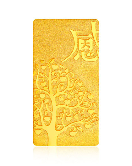 9感恩投资金条金砖10克