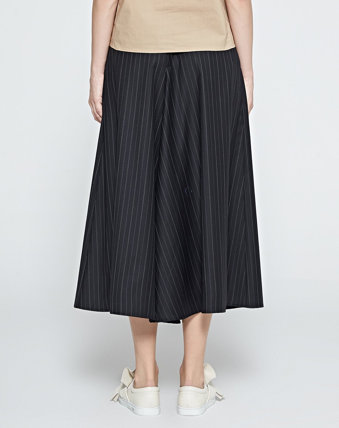 夏新款时尚羊毛九分裤裙裤女裤