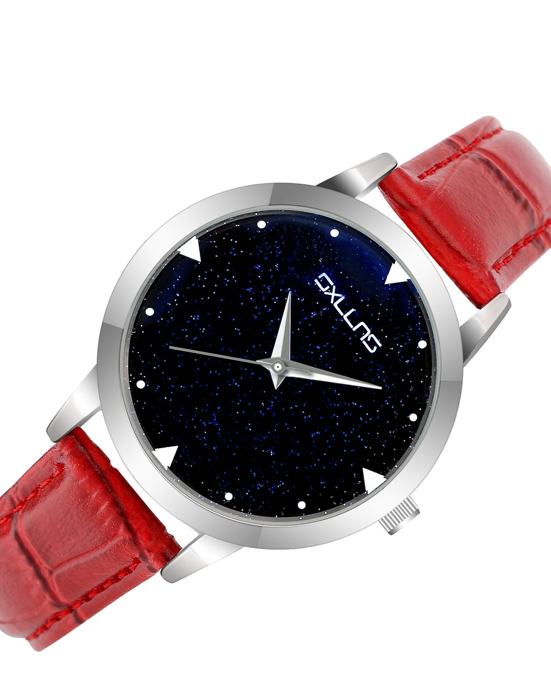 赛伦斯sxllns时尚银色时尚璀璨星空皮带石英女表1668yho_唯品会