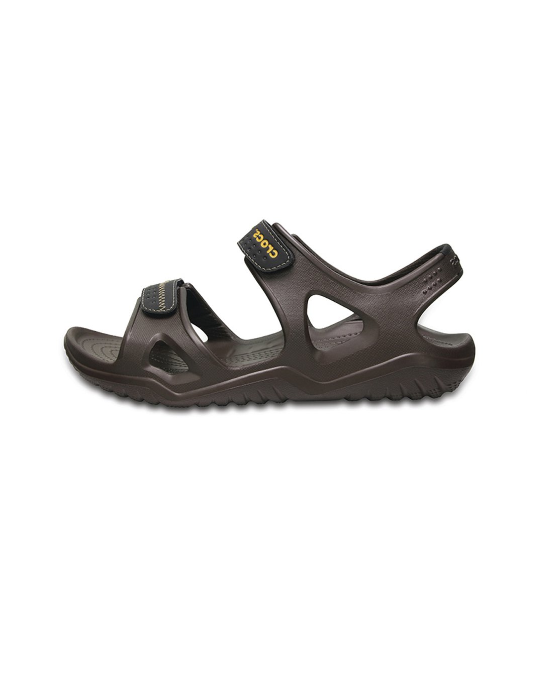 简约经典 crocs卡骆驰男士夏季平底防滑凉鞋