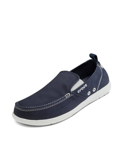 crocs男鞋 卡骆驰秋季复古男一脚蹬帆布鞋男休闲鞋