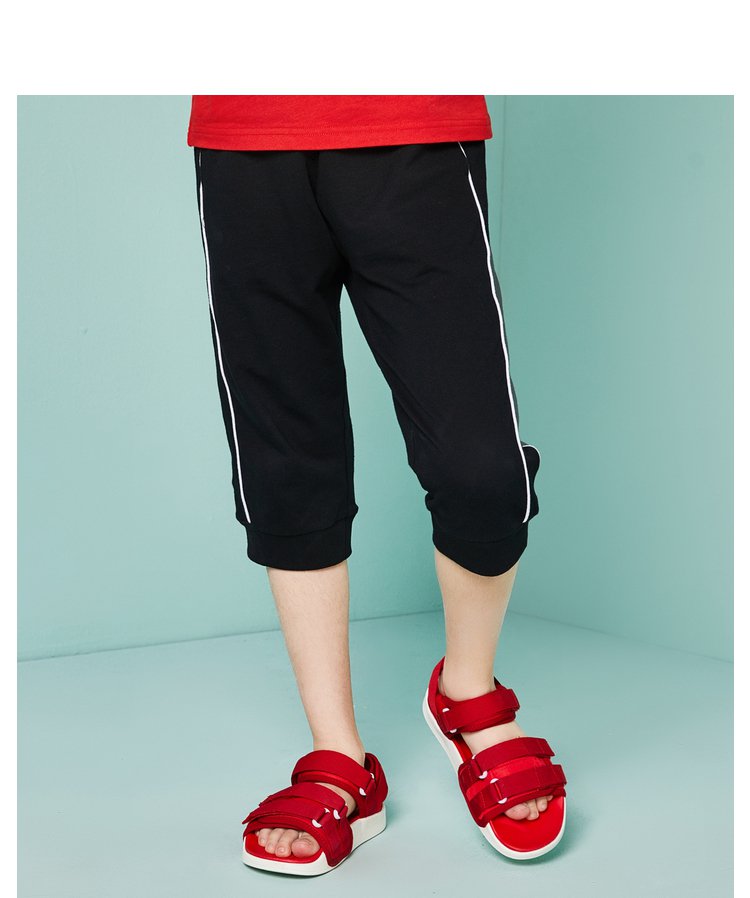 巴拉巴拉男童七分裤儿童裤子童装夏装休闲裤中大童短裤潮