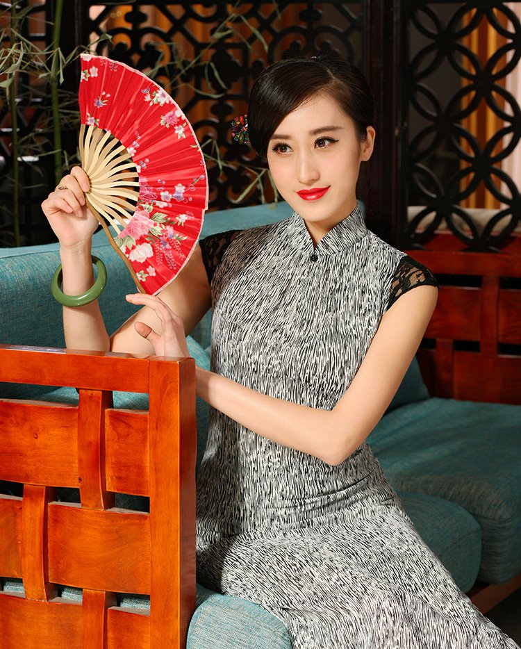 崔万志雀之恋改良旗袍连衣裙女