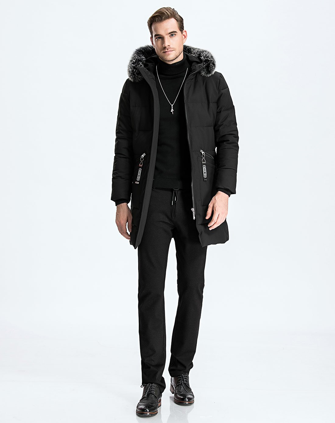 凯撒大帝caesar男装特卖旗舰店凯撒大帝2018秋冬季新品外套商务休闲