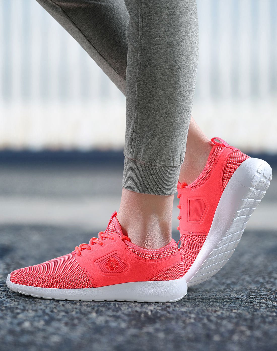 骆驼牌轻软透气 情侣款女跑步鞋 回弹缓震 运动休闲鞋女鞋