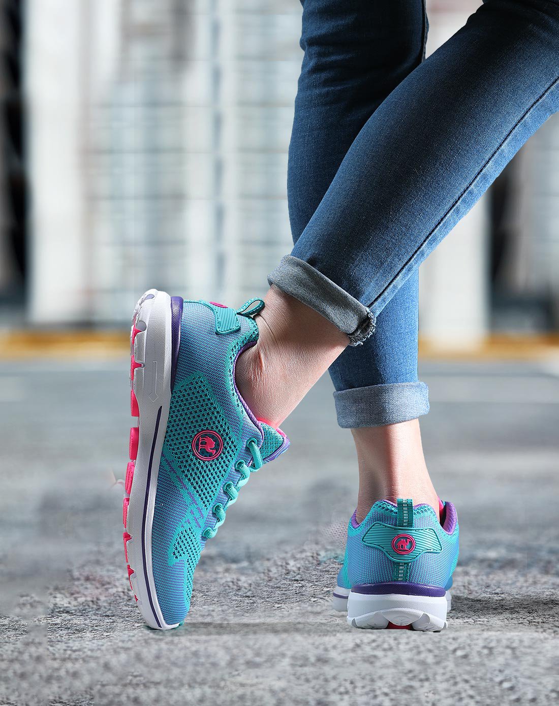 骆驼牌网纱透气 女运动鞋女跑步鞋 耐磨缓震休闲女鞋