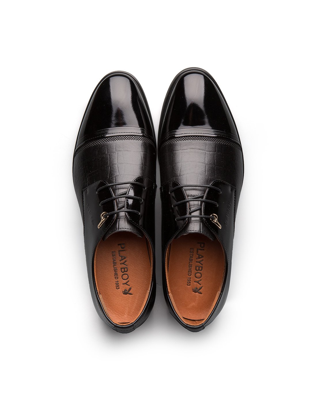 2018男士系带漆皮皮鞋正装德比鞋商务鞋男鞋