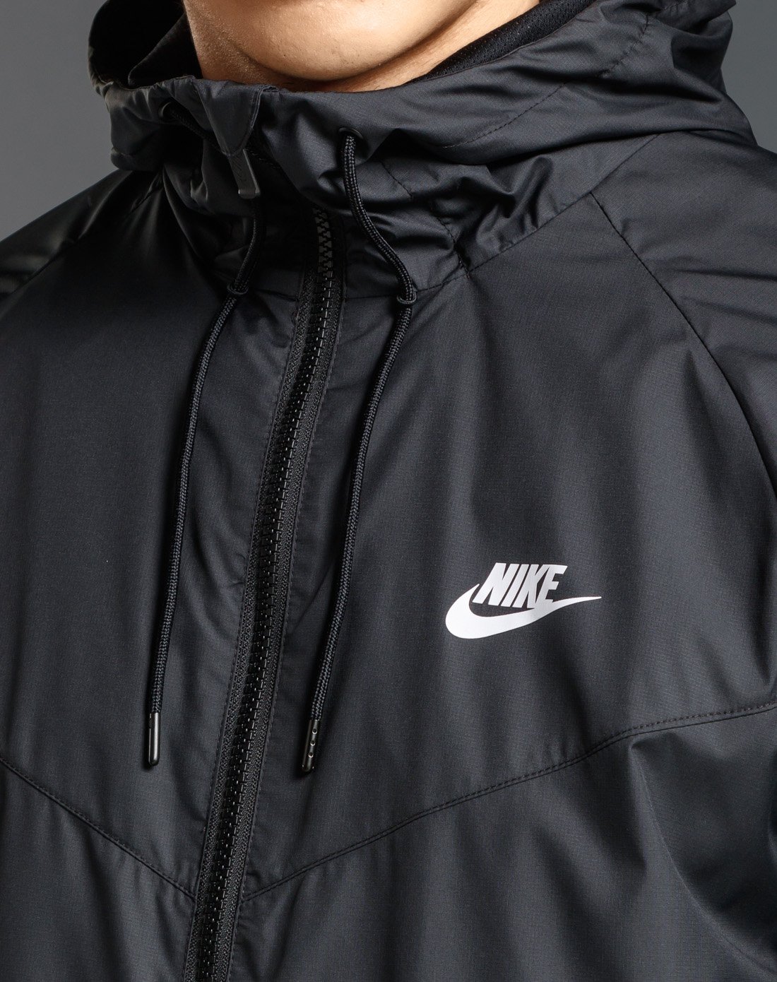 耐克nike 时尚舒适 男款黑色运动夹克外套