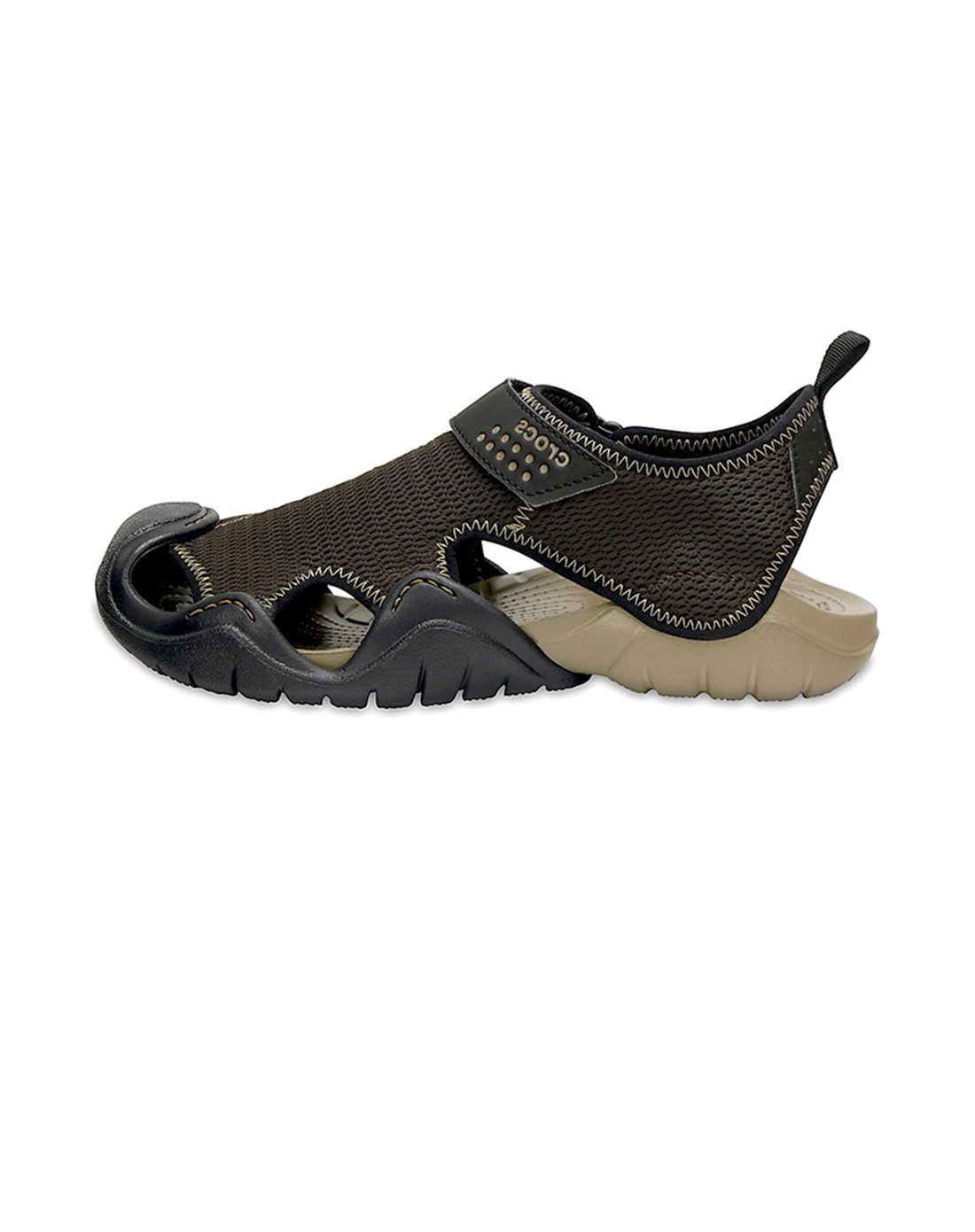 户外徒步 crocs卡骆驰男士激浪透气运动防滑凉鞋