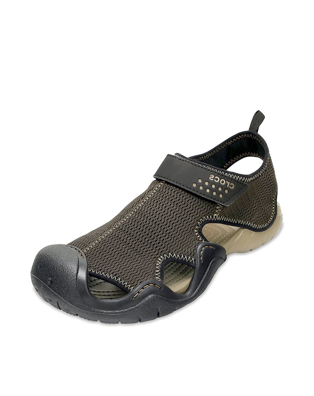 户外徒步 crocs卡骆驰男士激浪透气运动防滑凉鞋