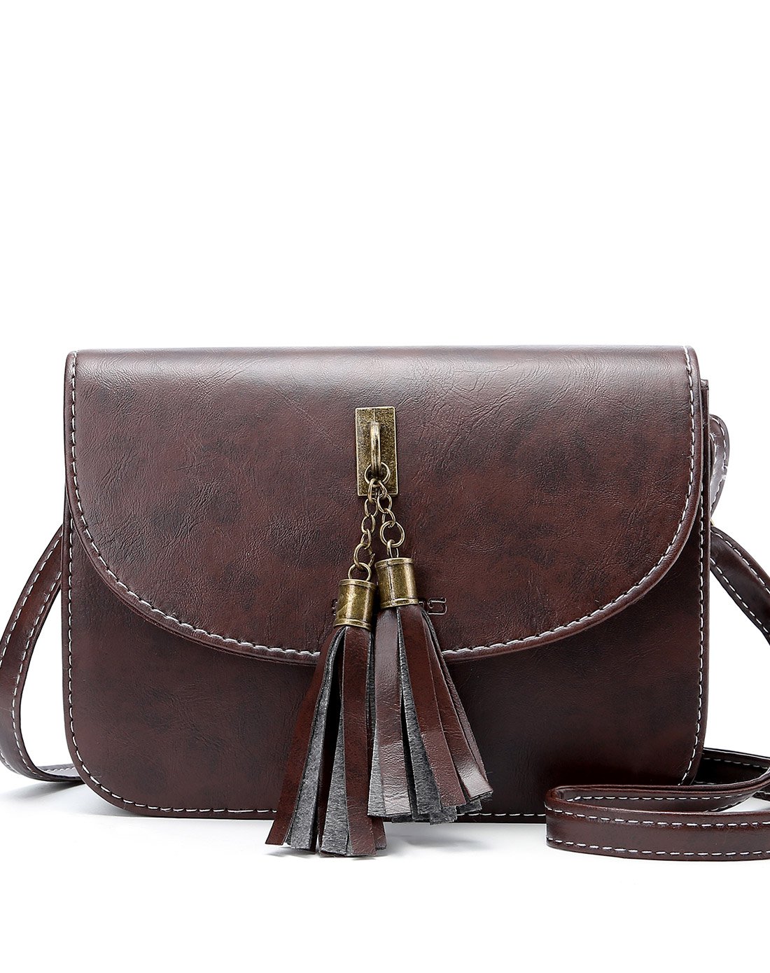 新款韩版女包时尚复古流苏定型小包 单肩斜挎包包