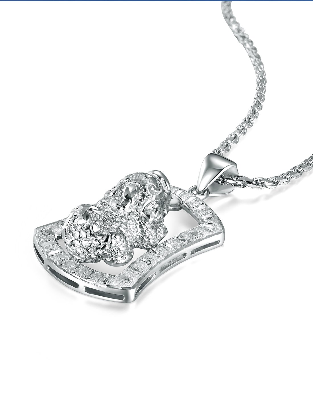 珂兰钻石珠宝专场珂兰 pt950男士吊坠 貔貅kl18040624_唯品会