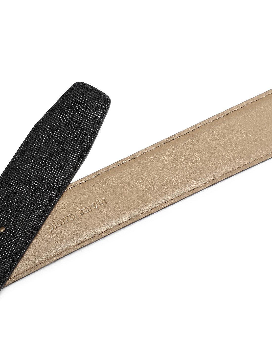 2018新款经典十字纹牛皮男士皮带商务百搭板扣头层牛皮男腰带