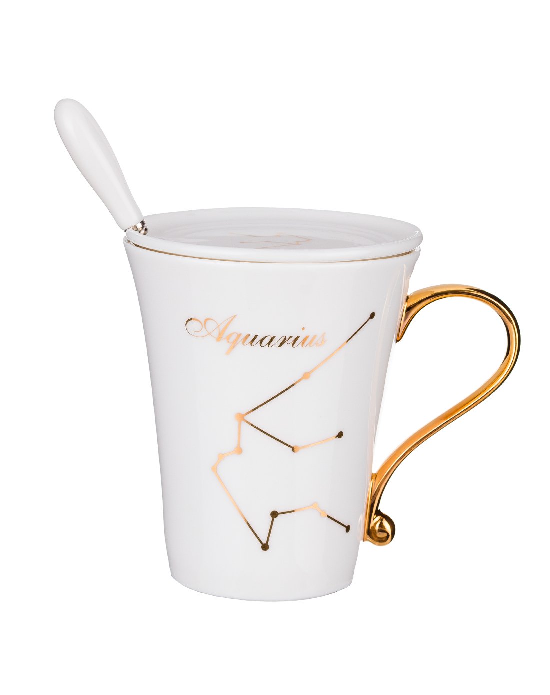 生日礼物12星座情侣水杯陶瓷骨瓷马克杯办公室咖啡杯