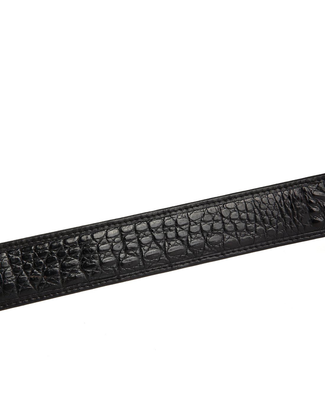 鳄鱼皮压花商务皮带男士自动扣腰带中青年正装裤皮带cd