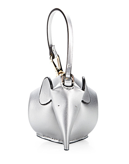 哈森 冬季牛皮革休闲时尚可爱小象女士零钱包 ha74538