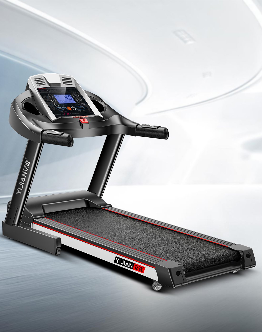 亿健跑步机家用静音折叠健身器材007单功能