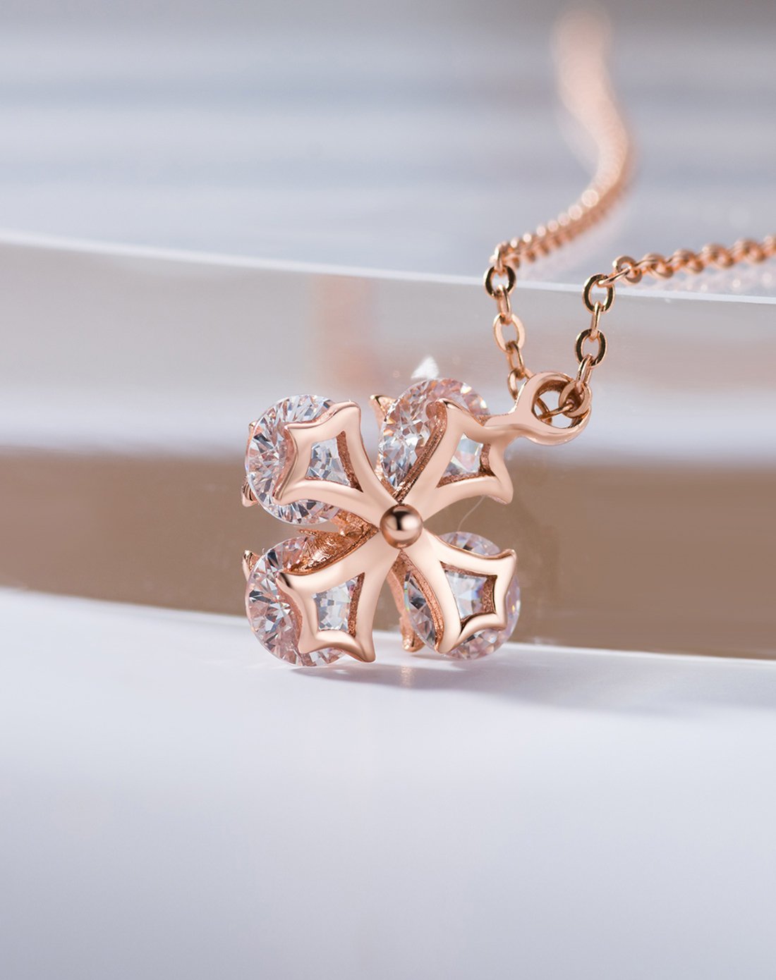 七度银饰特卖旗舰店七度 s925守护你百搭银项链女短款锁骨链l300019