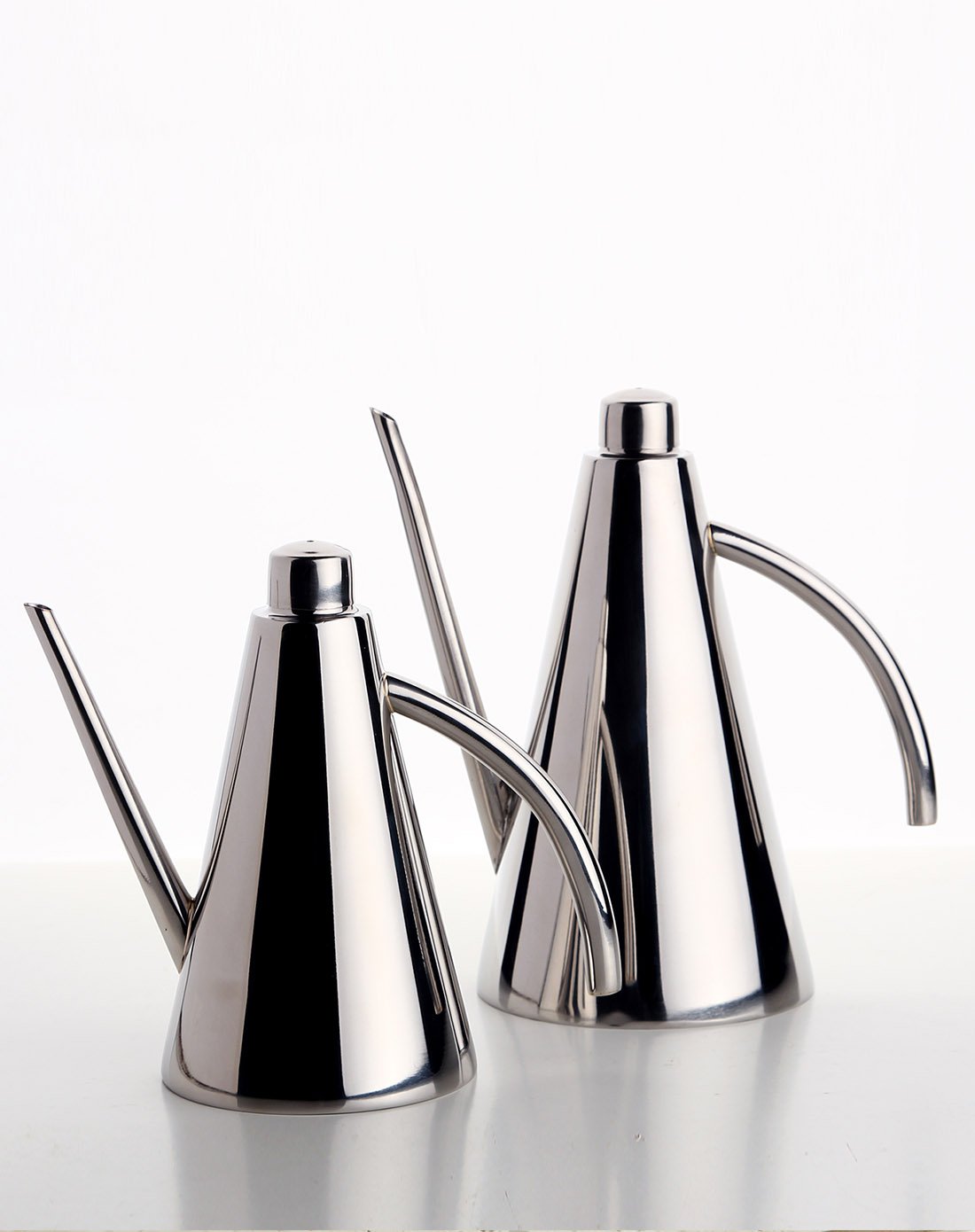 1升不锈钢锥形油壶