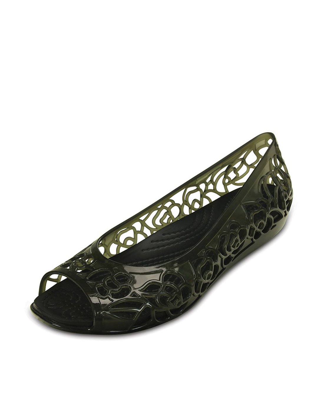 crocs卡骆驰女鞋 夏季伊莎贝拉果冻平底凉鞋