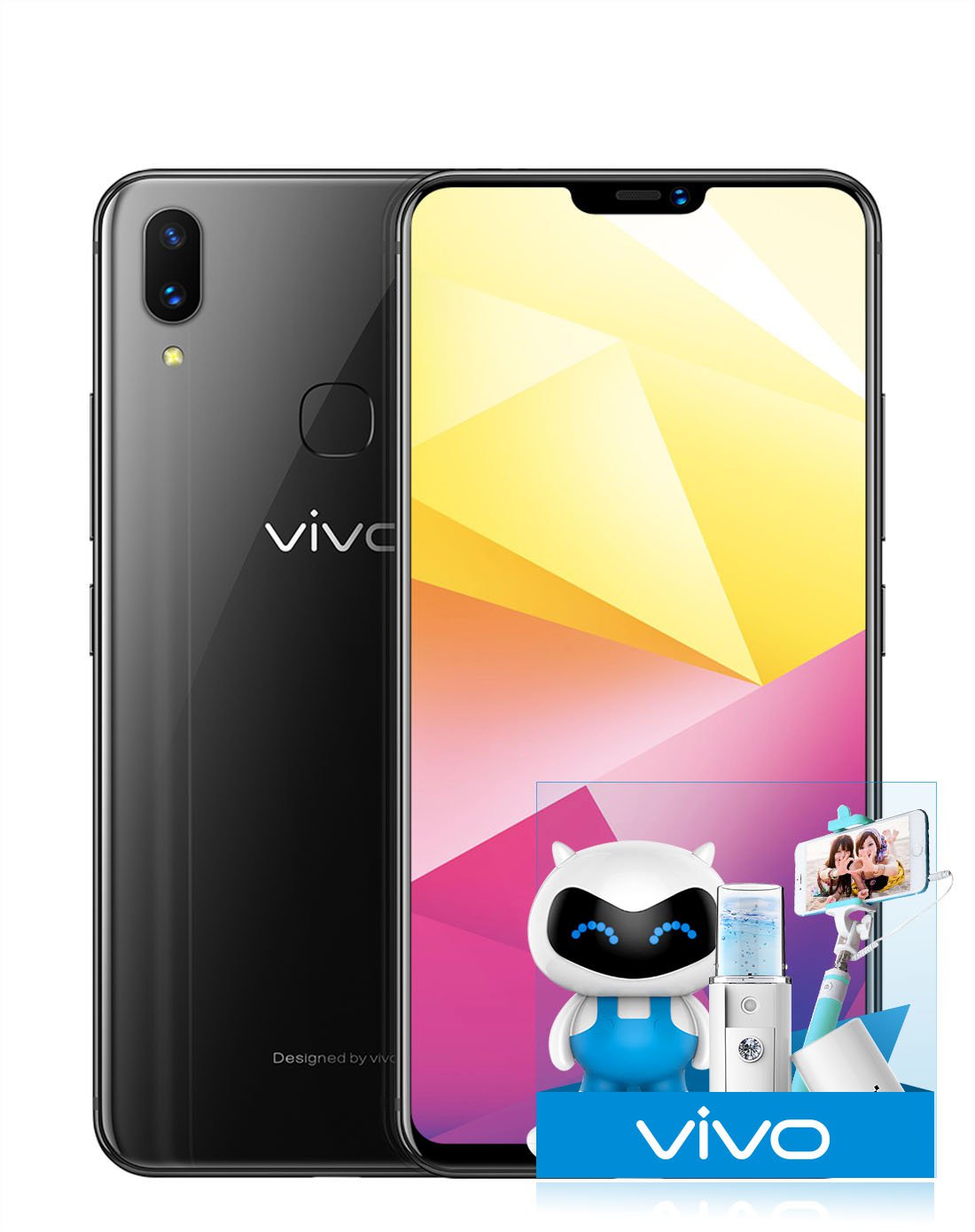 vivo x21i 全面屏 4g 128g 小v美顏套餐 ai逆光雙攝美顏自拍人臉解鎖