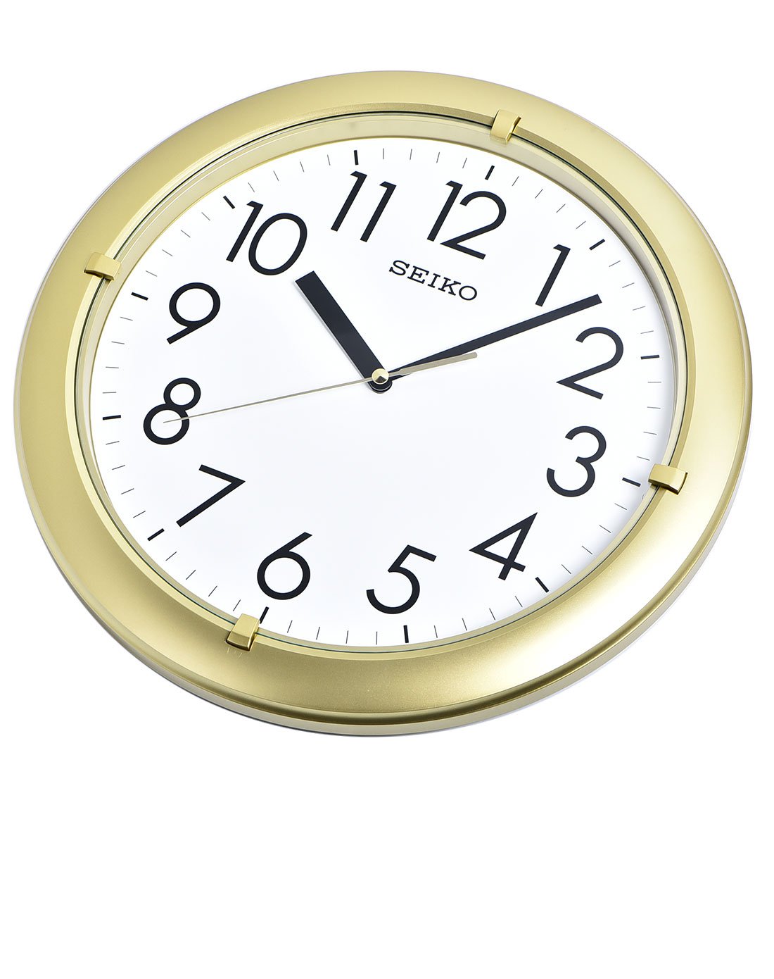 seiko精工时钟 简约客厅办公经典静音创意现代石英钟挂钟qxa716b