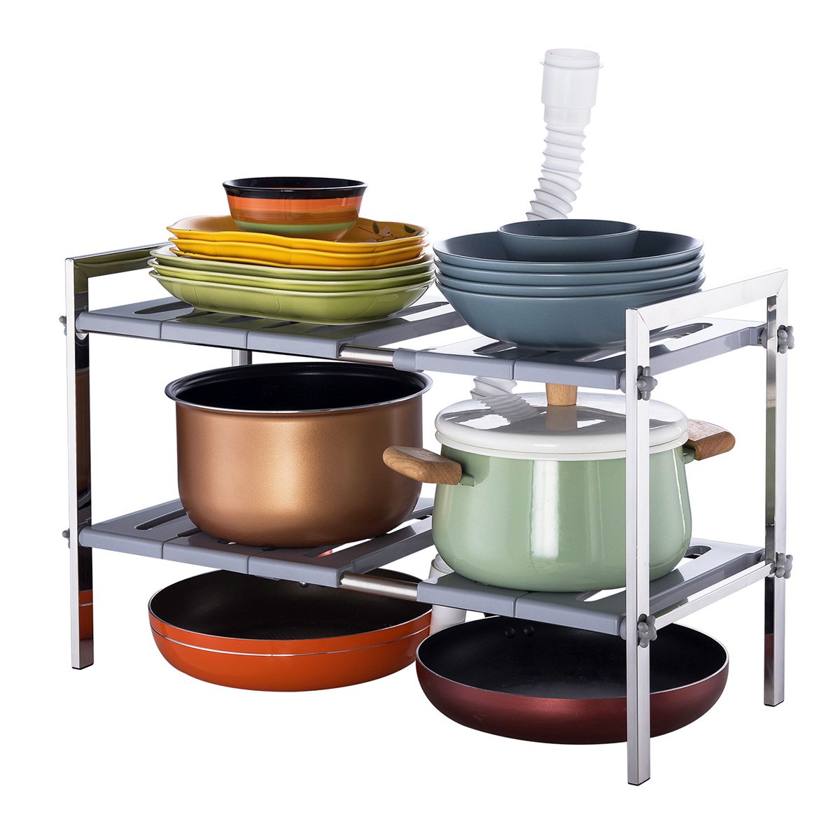 不锈钢升级多功能水槽架收纳架厨房置物架