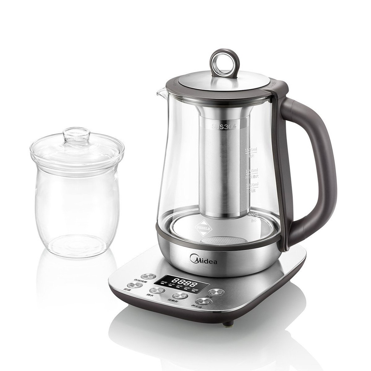 midea/美的mk-ge1503a古法炖煮数码显示养生壶 养生壶 花茶 烧水 煮茶