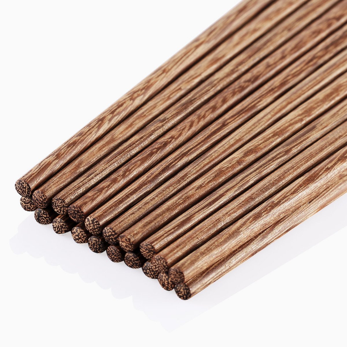 天然鸡翅木筷子20双装实木制筷子餐具套装