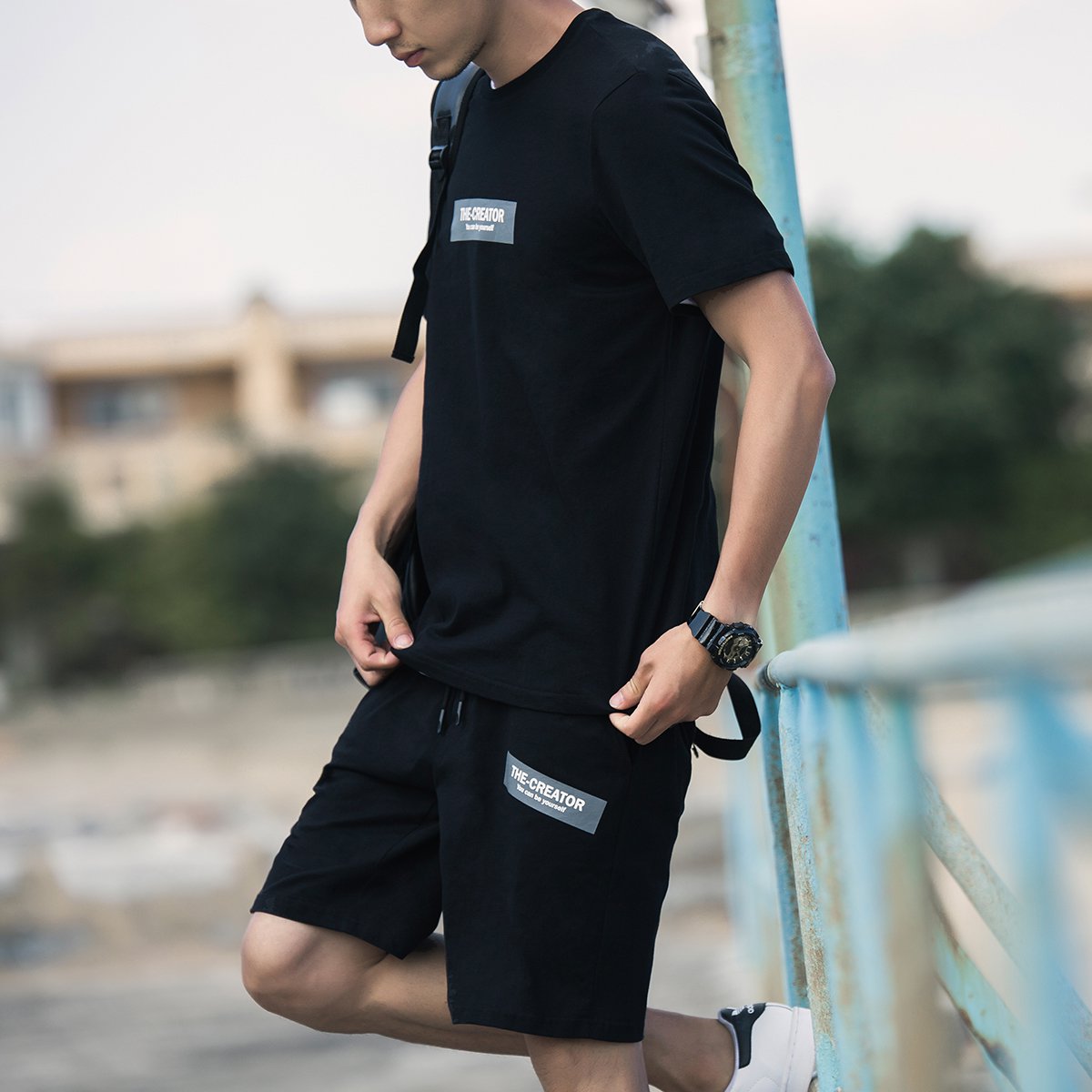 vitocano潮流运动服饰专场vitocano新款吸湿透气休闲运动套装(两件套)