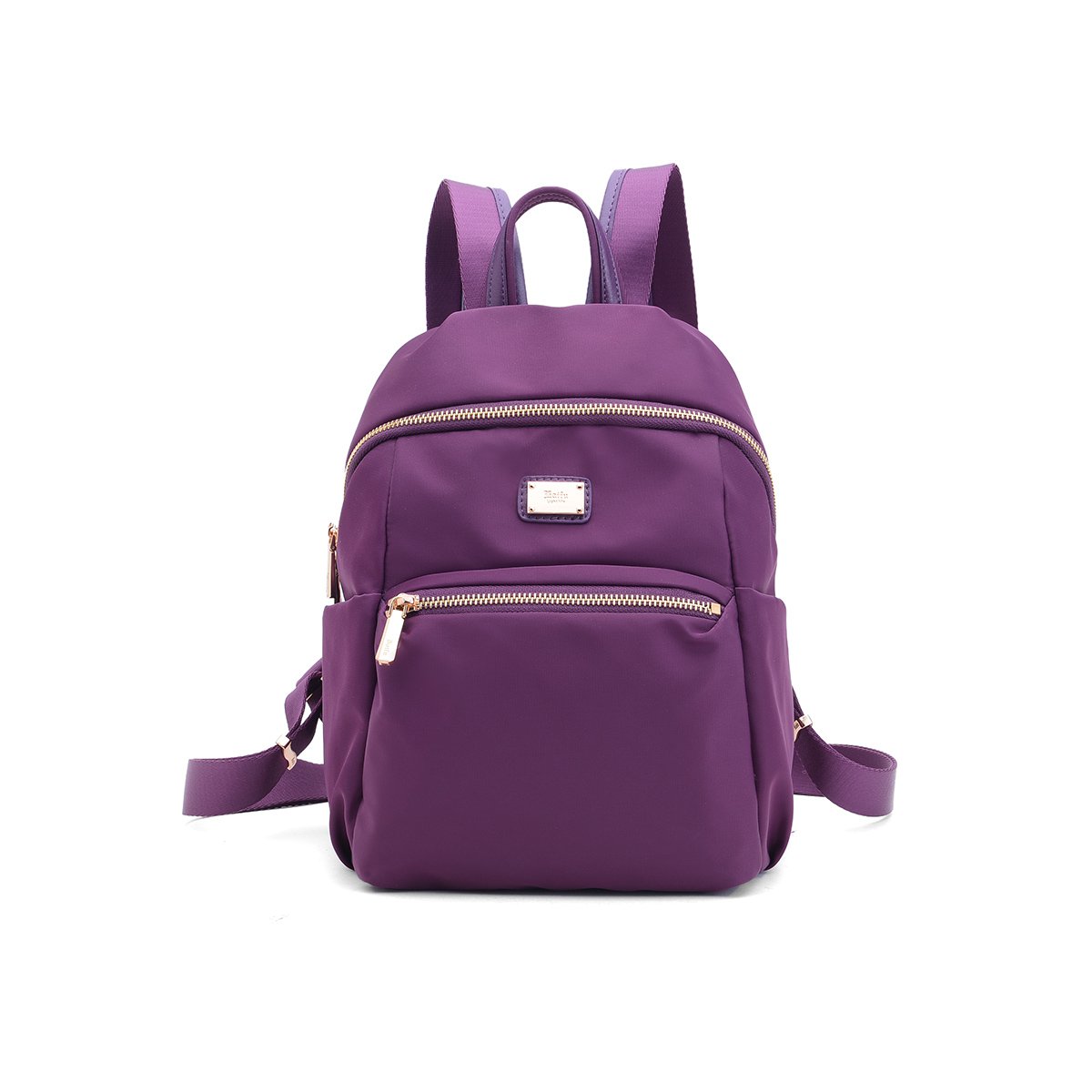 新品休闲简约女士背包尼龙防水轻便女双肩包帆布包