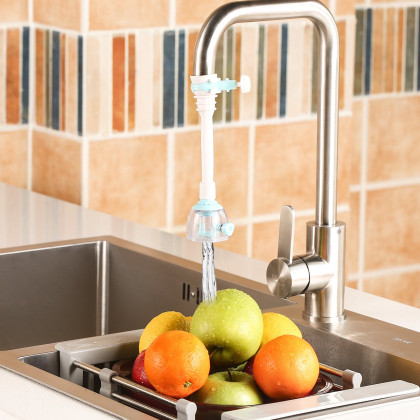 厨房水龙头过滤器节水防溅花洒自来水滤水器2个装