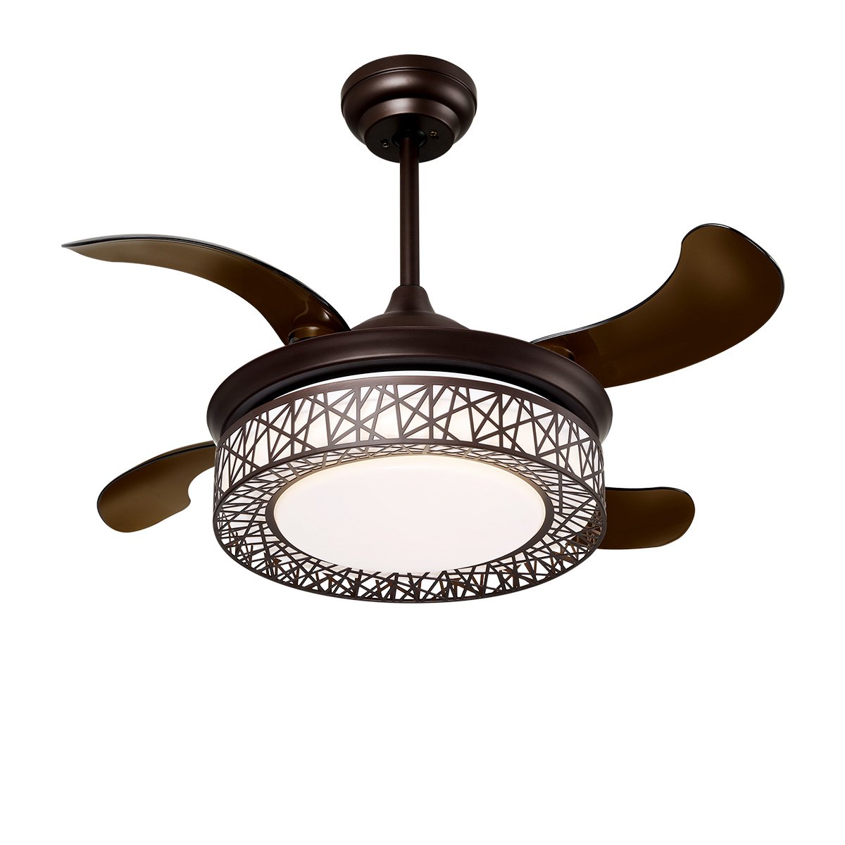 雷士led餐厅风扇灯餐厅吊灯隐形扇叶卧室客厅餐厅灯书房灯具吊扇灯