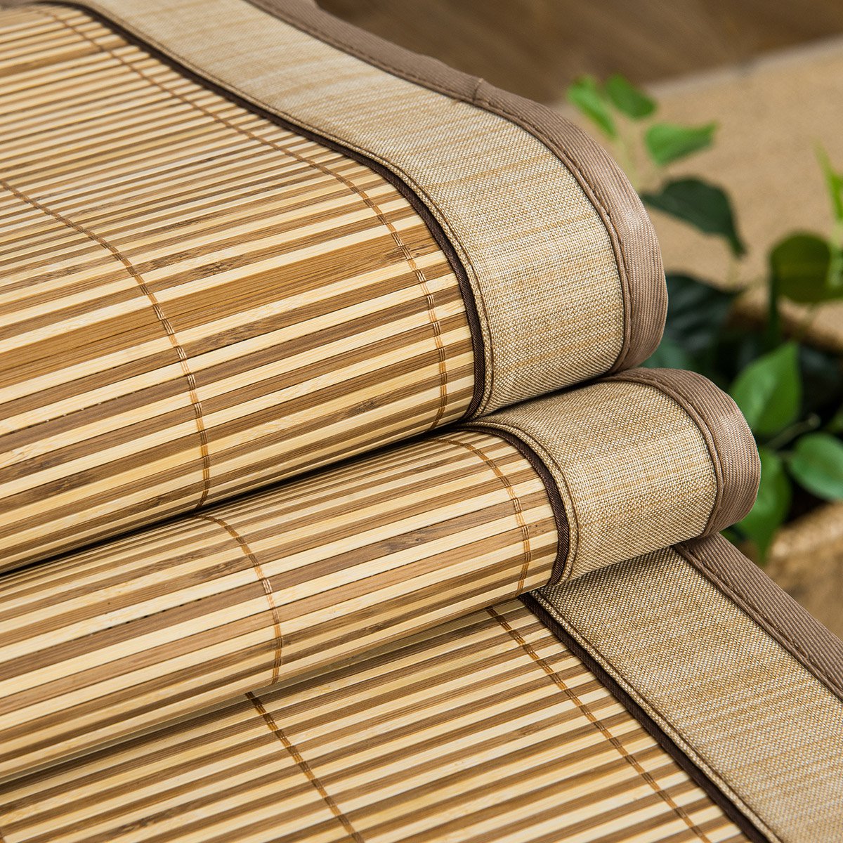 2m-1.8m床可折叠竹席藤席双面夏凉席单品席子