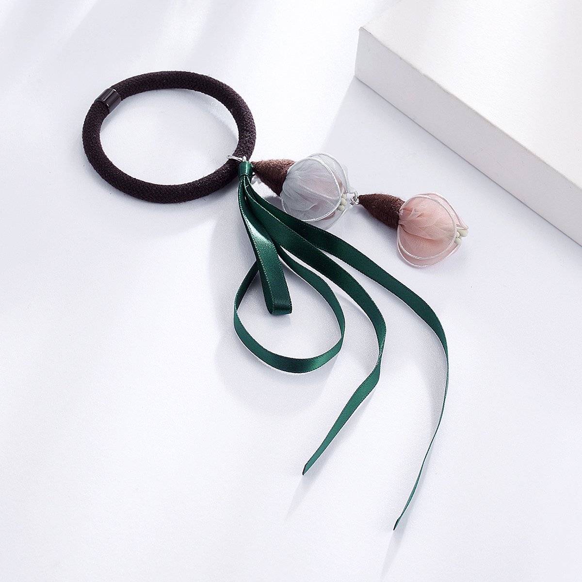 奇美拉发饰头饰 仙气流苏飘带花朵头绳发圈森系清新马尾皮筋发绳日韩