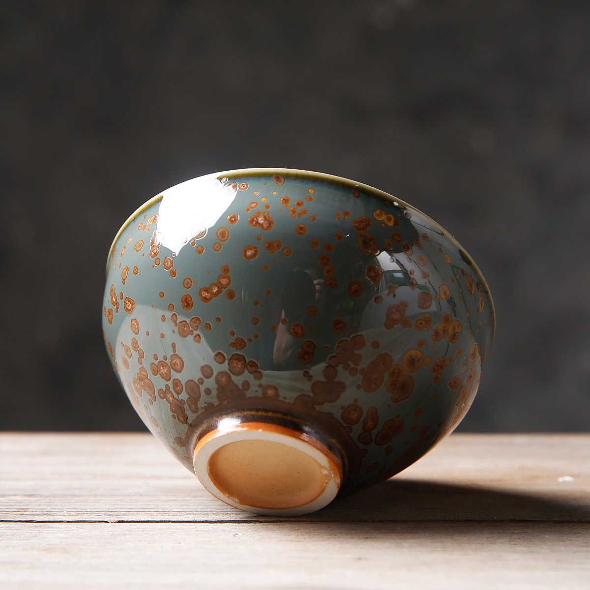 日本进口 星霜结晶釉主人杯3号 手作茶具杯子品茗杯功夫茶具小茶杯