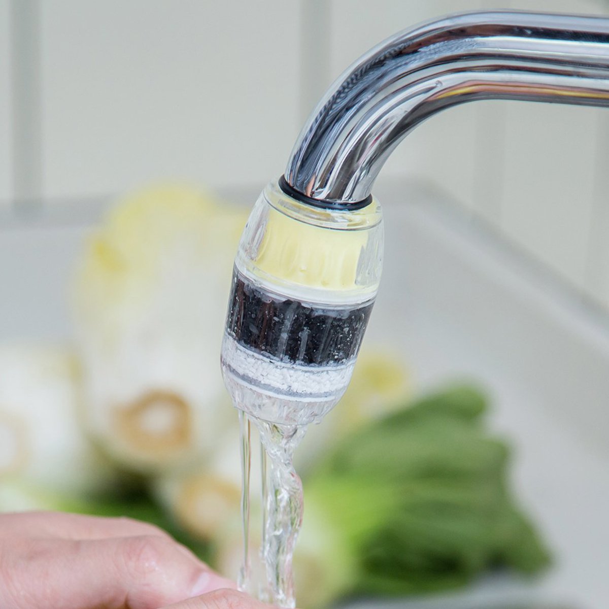 (颜色随机 含活性炭)日本厨房水龙头过滤器