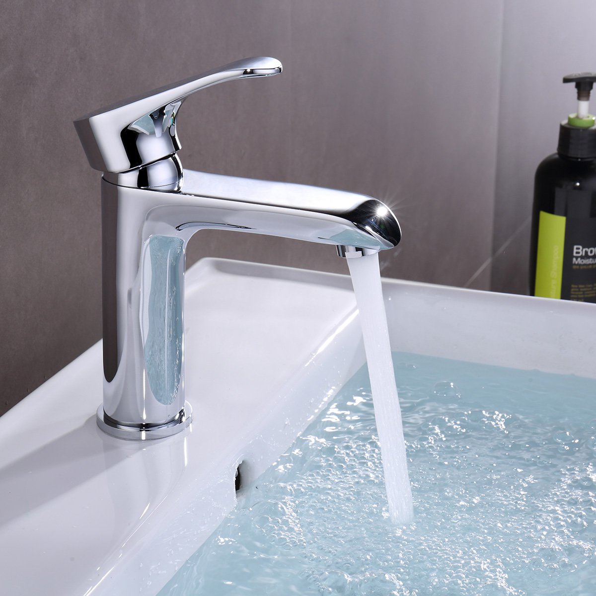 箭牌精铜单孔面盆龙头浴室柜龙头卫生间台盆洗手盆坐式冷热水龙头