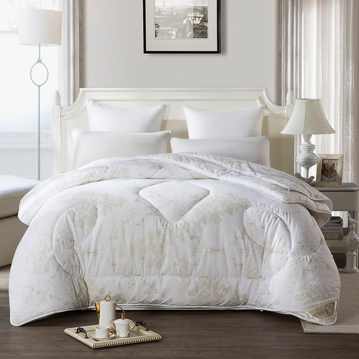 罗莱w二合一七孔四季纤维被