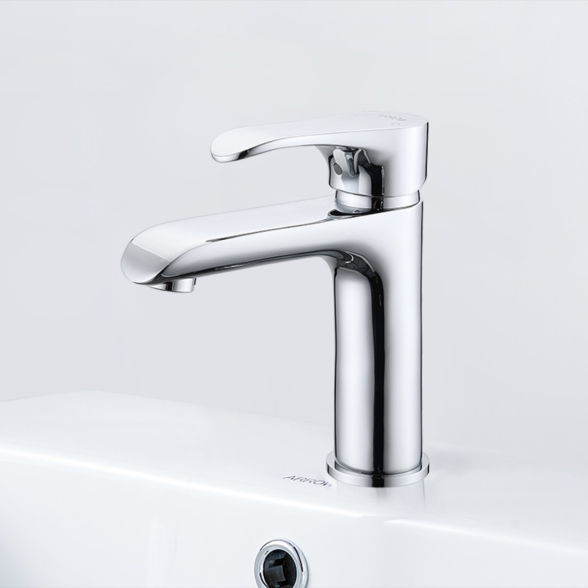 箭牌精铜单孔面盆龙头浴室柜龙头卫生间台盆洗手盆坐式冷热水龙头